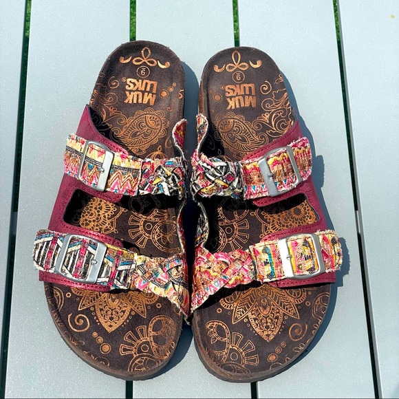 Muk Luks Sandals size 9 - Picture 3 of 6